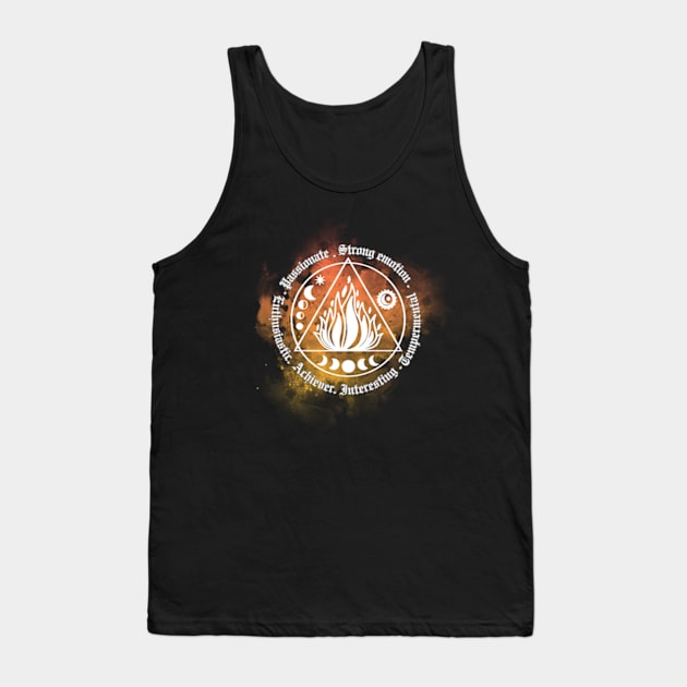 Fire Tank Top by Legacy of Self-Expression Art